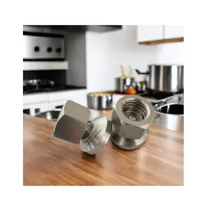Premium Quality SS Nickel Plated Female M8/10/12/16/20/24/30 Stud Swivel Leveling Mounts Metal Material for Kitchen Application