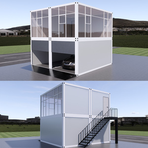 Container Prefabbricato a 2 Piani per ADU, Facile da Rivendere, con Vetrina Panoramica e Spazio di Stoccaggio al Piano Terra, Ideale per Affari di Noleggio - Product Image 4