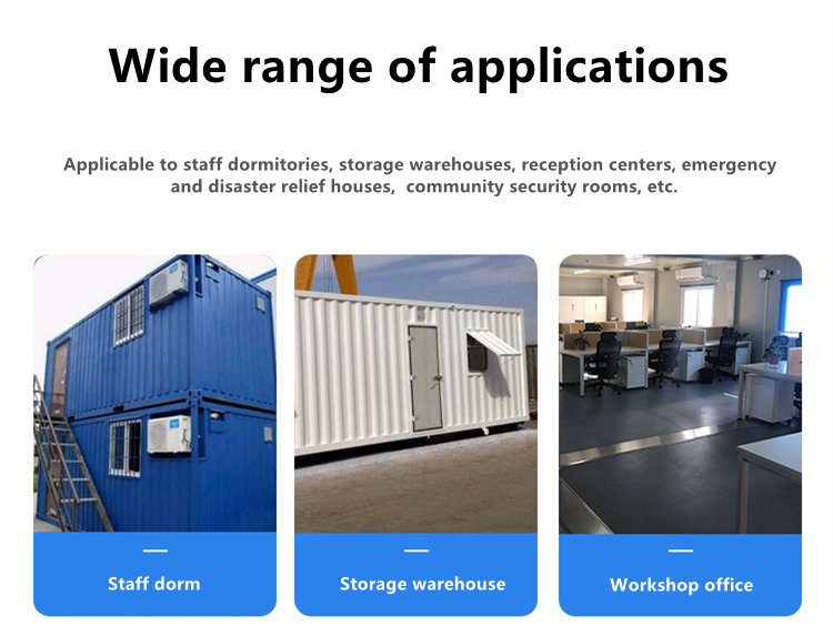 160square Sandwich Panel Flat Pack Prefab House Office