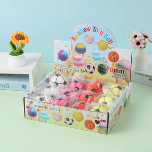 Football Squishy Stress Relief Squeeze Fidget <b>Toy</b> for Boys & Girls Office <b>Desk</b> Use Anxiety Relief - Product Image 3