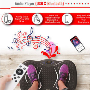 Портативная унисекс 99/120 скоростная вибрационная пластина для фитнеса - Product Image 3