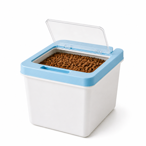 Pet Food Storage <strong>Container</strong> with Flip Top Sealed Lid for Dog Food Cat Litter Dust Proof Insect Proof Large Bucket Custom Logo OEM - Product Image 1