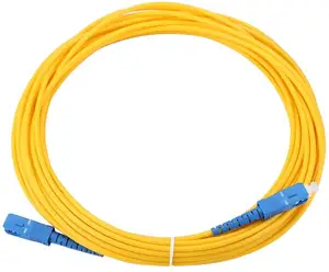 Alta calidad FTTX FTTH FTTR Simplex SM G652d/G657a Sc Apc a Sc Apc SC UPC 2mm 3mm Pvc/LSZH Cable de conexión de fibra óptica