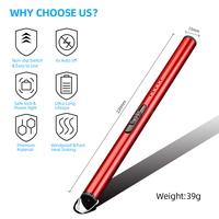 Briquet Arc Rechargeable USB Double Fonction pour Téléphone, Boîte Cadeau Nouveauté à Prix Bas, Idéal pour BBQ, Cuisine, Extérieur, Personnalisable