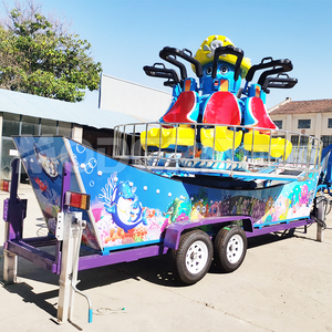 Outdoor Playground Portable Amusement Ride Attraction Park Equipment Trailer <strong>Flying</strong> <strong>Car</strong> for Sale - Product Image 2