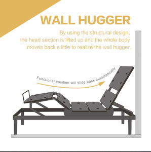Base de Cama Motorizada con Diseño de Caída Libre LOGICDATA OEM ODM, Plegable y Extensible, Control Remoto Inalámbrico, Marco de Cama Ajustable - Product Image 5