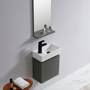 K227 Semplice appeso bagno di stoccaggio piccola parete mobile <span class=keywords><strong>con</strong></span> <span class=keywords><strong>specchio</strong></span> - Product Image 5