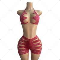 ELITES Usine Source Strass de Haute Qualité Tenues de Danse Exotiques Tenues de Strip-teaseuse Exotiques