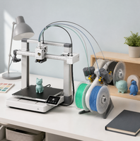Printer 3D FDM Bamboo Lab A1C Versi Global Grosir Dengan AMS Lite, Koneksi Jarak Jauh Smartphone Latensi Rendah