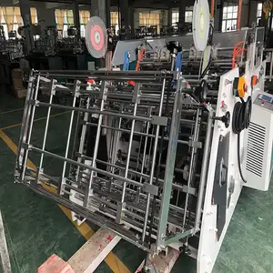 होंगशुओ HS-HBJ-1200 चीन आपूर्तिकर्ता खाद्य कंटेनर एल्यूमीनियम पन्नी बॉक्स बनाने मशीन हैमबर्गर बॉक्स मशीन