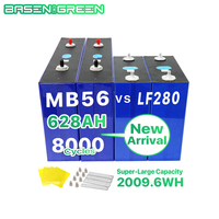 Sel Baterai LFP MB56 628Ah Grade A 3.2V Isi Ulang untuk Penyimpanan Energi Rumah