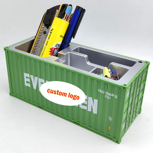 Custom Logo Office Luxury Express Company Business Promotional Gift Desktop Organizer Mini <strong>Scale</strong> <strong>Shipping</strong> <strong>Container</strong> <strong>Model</strong> - Product Image 3