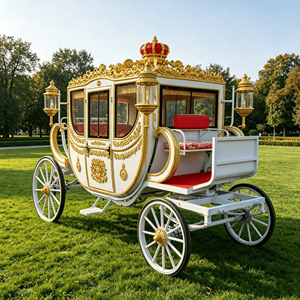 Calèche électrique chinoise, calèche à chevaux électrique, calèches à chevaux commerciales, calèche Cendrillon à chevaux - Product Image 4