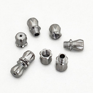Electroplated Chrome <b>Copper</b> Peanut Clasp Necklace <b>Bracelet</b> End Connector Threaded Cord Joiner For Jewelry Making Mixed Shapes - Product Image 1