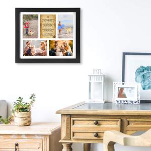 Cadre <span class=keywords><strong>photo</strong></span> commémoratif pour animaux <span class=keywords><strong>de</strong></span> compagnie avec 6 emplacements pour photos et poème commémoratif, cadeau <span class=keywords><strong>de</strong></span> sympathie pour la perte d'<span class=keywords><strong>un</strong></span> chien ou d'<span class=keywords><strong>un</strong></span> chat - Product Image 1
