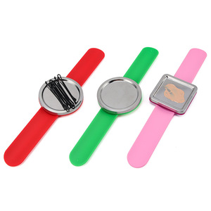 Bracelet magnétique en silicone, forme ronde ou carrée, qualité salon, accessoire unisexe, couleur aléatoire Jsl 1051 - Product Image 4