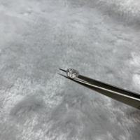 Moissanite en vrac de grande taille 6-12 mm, diamant rond excellent D VVS avec pierre précieuse Moissanite FZ