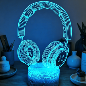 Customized 3D Game Room Desktop Lamp Game Console Icon LED Bedside Night <b>Light</b> - Product Image 1
