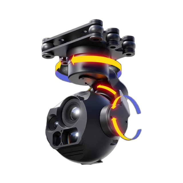 SKYDROID C13 5MP 30x Zoom 1/2.7" Sensor Plastic Intelligent Imaging Multi-Sensor Gimbal Dual-Light Distance Measurement
