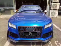 2009 + A7 mise à niveau RS7 kits de carrosserie pour Audi A7 à RS7 accessoires de voiture pare-chocs avant gril