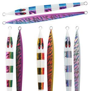 Señuelo de pesca Red Amberjack Jetting Bait, 150g, luminoso, de hundimiento rápido, con láser, para pesca en el mar, señuelo duro para macarela, plástico que brilla en la oscuridad - Product Image 5