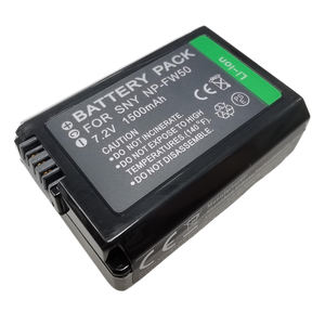 Batterie d'appareil photo NP-FW50 1500mAh pour Sony AlphaA6000,A6500,A6300,A6400,A7,A7II,<span class=keywords><strong>A7RII</strong></span>,A7SII,A7S,A7S2,A7R - Product Image 2