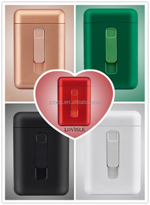 Lovisle Tech Full Pack 20 Hộp Thuốc Lá Thông Thường Hộp Đựng Thuốc Lá Tự Động Với Bật Lửa Kép USB Có Thể Sạc Lại Không Lửa - Product Image 4