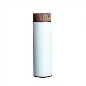 17Oz Wholesale Bpa Free Wooden Wood Grain Lid 500Ml Stainless Steel Insulated Vacuum Water Bottle Flask With <b>Tea</b> <b>Infuser</b> - Product Image 1