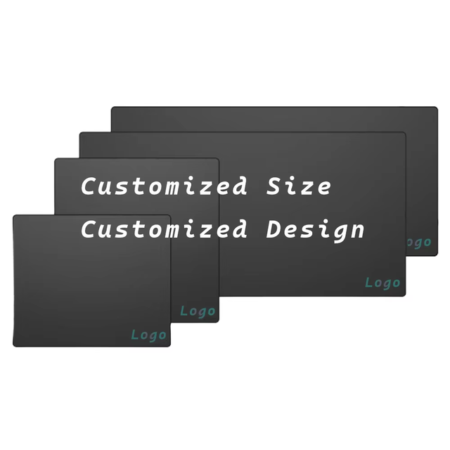 Factory Custom Large Mousepad High Quality Black Gaming Mouse Pad Stitched Big Desk Mat Sublimation Blank Mouse Pad Full Size