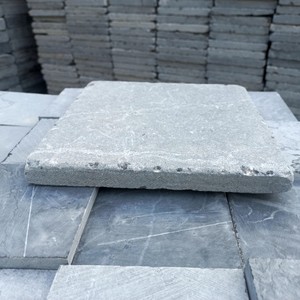 Bleuesteen gótico caído Bluestone alta calidad Natural azul asiático piedra caliza francés Antic-gótico belga lijado superficie antigua - Product Image 2