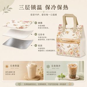 Sacs isothermes non tissés pour comparaison de bateaux, avec logo personnalisé, pour le stockage alimentaire, la restauration, la pâtisserie et les plats à emporter, origine Wenzhou - Product Image 4