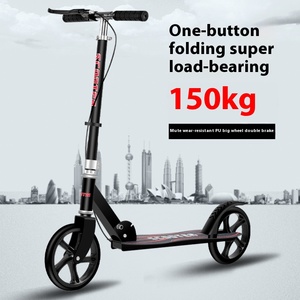 Patinete grande <span class=keywords><strong>de</strong></span> <span class=keywords><strong>dos</strong></span> ruedas para adultos y adolescentes Dispositivo <span class=keywords><strong>de</strong></span> rueda plana para monopatín Work City Campus - Product Image 2