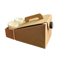Sac intérieur BIB avec valve pour vin rouge et jus de fruits, sac en aluminium fileté de 96 oz, boîte de café liquide de 128 oz