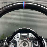 Ensemble de volant en fibre de carbone, accessoires intérieurs de rétrofit pour BMW F10 F30 Série 1 2 3 4 5 6 X1 X3 X4 X5