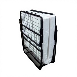 <span class=keywords><strong>Lit</strong></span> pliant avec roulettes verrouillables, <span class=keywords><strong>lit</strong></span> d'appoint portable avec rotation à 360° °   Roulettes pivotantes pour un déplacement facile - Product Image 2