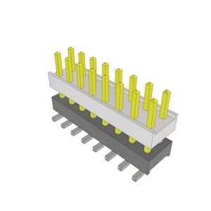 מחברי מותג HW-08-08-<span class=keywords><strong>L</strong></span>-D-330-SM מחבר גמיש מרווח ראש 16P  מחבר HW 2.54mm מצופה זהב HW0808LD330SM להרכבה על פני השטח - Product Image 1