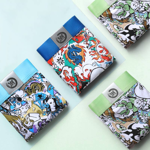 Caleçon pour homme Short de dessin animé pour garçon Sous-vêtement pour adolescent Respirant Confortable Mode Imprimé Caleçon Coton doux - Product Image 5