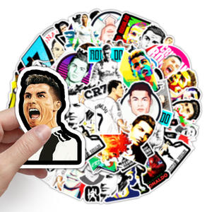 52 Uds Cool New Cristiano Ronaldo <span class=keywords><strong>jugador</strong></span> de fútbol Graffiti vinilo fútbol deporte pegatinas para coche y portátil nuevas etiquetas de embalaje - Product Image 4
