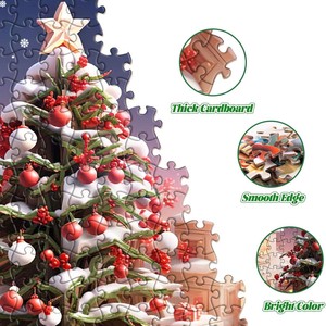 Christmas Advent Calendar <b>Puzzle</b> 1008 Pieces <b>Jigsaw</b> For Kids And Family Holiday Fun - Product Image 2