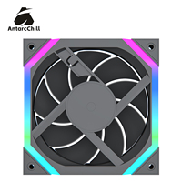 Ventilateur de refroidissement ARGB PWM à faible bruit AntarcChill OEM 120 mm à haut débit d'air pour boîtier de PC de jeu