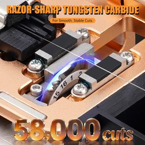 Couteau à fibres Trileria S09 à 16 ports avec lame en acier au tungstène pour la coupe de câbles optiques - Product Image 3
