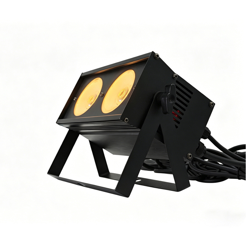 2x50W High Power RGBW COB LED Par Light with 25 Beam Angle DMX Control and Sound Activated Mode Ideal for Clubs