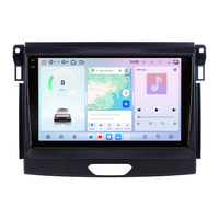 Lecteur multimédia de voiture Android 15 Octa Core Écran IPS Navigation GPS Radio de voiture 9 pouces DSP pour Ford Ranger 2015-2018 4G LTE