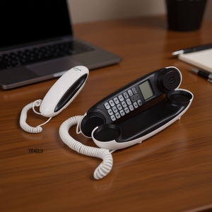 Téléphone fixe Kooltech TE629 avec écran et combiné filaire pour usage professionnel - Product Image 3