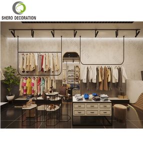 Luxury Cloth Shop Design Commercial Clothing Store Furniture for Luxury Clothing Store Interior Design - Product Image 5