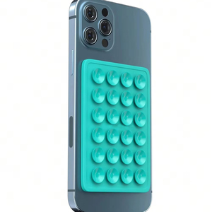 Custodia universale a ventosa in Silicone addensato a doppia faccia per telefono con supporto adesivo antiscivolo a più colori - Product Image 1
