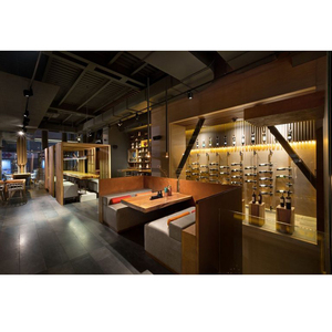 LUX personalizado centro comercial café quiosco tienda muebles interiores diseños café exhibición Bar mostradores para la venta carpintería escaparate - Product Image 2