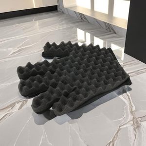 Gants éponge magiques personnalisés en gros pour boucles, brosse à ondulations, éponge à cheveux afro simple face pour hommes noirs - Product Image 4