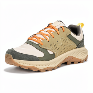 Chaussures de marche pour hommes AHMED ABDI YD026 ultra-légères en maille synthétique à lacets, broderie, grande taille, tendance mode, absorption des chocs - Product Image 1