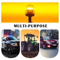 Feux de signalisation à profil bas à montage multiple, 39 LED haute intensité, lampe d'avertissement ECE R65/R10 IP66 pour tracteurs agricoles et moissonneuses-batteuses